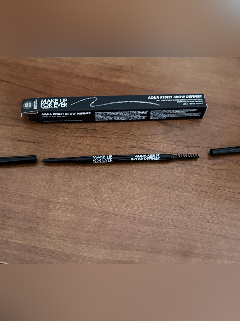 Make Up Forever Aqua Resist Brow Definer, Med Brown (40), NWT